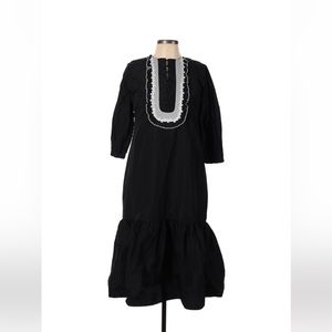 Noir- Black Midi Dress